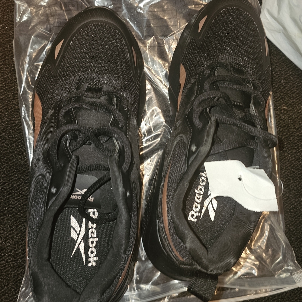 Reebok Black and Brown Athletic Shoes
